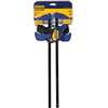 Irwin QUICK-GRIP 1964745/54122 Bar Clamp, 150 lb, 12 in Max Opening Size, 2-7/16 in D Throat