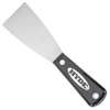 Hyde Black & Silver Series 02250 Putty Knife, 2 in W Blade, HCS Blade, Nylon Handle, Tapered Handle, 7-3/4 in OAL