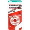 Oatey 53027 Plumbing Wire Solder, 1/4 lb Carded, Solid, Silver, 450 to 464 deg F Melting Point