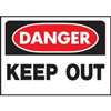 SIGN OSHA DANGER KEEP OUT - Case of 5