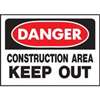 SIGN OSHA DANGER CONSTRUCTION - Case of 5
