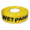 IPG 600WP300 Barricade Tape, 300 ft L, 3 in W, Black/Yellow, Vinyl