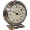 Westclox 90010 Alarm Clock, AA Battery, Steel Case