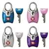 Master Lock 4689T Luggage Lock, Keyed Alike Key, Shrouded Shackle, 1/8 in Dia Shackle, Steel Shackle, Metal Body