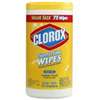 Clorox 01628 Disinfecting Wipes Can, Liquid, Citrus, White