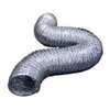 Lambro 418 Flexible Air Connector Kit, 4 in, 8 ft L, Aluminum