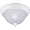 Boston Harbor F52WH01-8031-3L Ceiling Light Fixture, 0.5 A, 120 V, 60 W, 1-Lamp, A19 or CFL Lamp, Metal Fixture