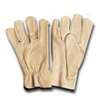 Diamondback GV-DK603/B/L Driving Gloves, Men's, L, Keystone Thumb, Elastic Cuff, Grain Leather