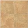 ProSource CL3681 Vinyl Floor Tile, 12 in L Tile, 12 in W Tile, Square Edge, Beige Inlay