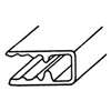 FRAME WINDOW SCRN 5/16X94 WHT - Case of 12