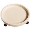 Landscapers Select GF-3635 Planter Dolly, 15 in OAL, 15 in OAW, 3 in OAH, 1-Shelf, Plastic Shelf, White Shelf