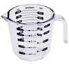 Chef Craft 20789 Measuring Cup, Metric Graduation, Plastic, Clear