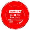 Diablo D1072CD Circular Saw Blade, 10 in Dia, 5/8 in Arbor, 72-Teeth, Carbide Cutting Edge