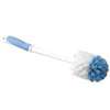Simple Spaces YB88063L Toilet Bowl Brush, 1 in L Trim, Polypropylene/PVC Bristle, Blue/White Bristle, 3 in W Brush