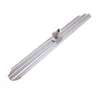 Marshalltown B48FR Bull Float with Bracket, 48 in L Blade, 8 in W Blade, Magnesium Blade, Round End Blade