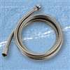 Boston Harbor B42034 Shower Hose with Hex Nut, 7/8 in Connection, 1/2-14 NPSM, G1/2, 72 in L Hose, Stainless Steel