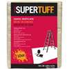 Trimaco 51123 Drop Cloth, 15 ft L, 12 ft W, 40 mil Thick, Canvas, Tan