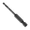 DEWALT DD5115 Impact Drill Bit, 15/64 in Dia, 3-5/32 in OAL, Spiral Flute, 1/4 in Dia Shank, Hex Shank