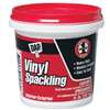DAP 12130 Vinyl Spackling, Latex, Oil Base, White, 0.5 pt Tub