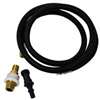 Danco Premium Series 10340 Side Spray Hose, 0.38 in Connection, Snap, 48 in L, PVC