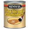 Minwax 213204444 Waterbased Polyurethane Stain, Satin, Liquid, Pecan, 0.5 pt, Can