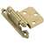 Amerock BPR3428BB Cabinet Hinge, 3/8 in Inset, Burnished Brass