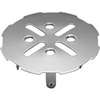 Oatey 304 Series 42730 Drain Strainer, 2 in L, 2 in W, Stainless Steel