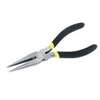 STANLEY 84-096 Nose Plier, 6 in OAL, Black Handle, Double-Dipped Handle, 1/8 in W Tip