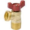 B & K Quarter Master ProLine Series 102-054HN Boiler Drain Valve, 3/4 in Connection, MPT x FIP, 125 psi Pressure