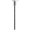 Gibraltar Mailboxes PBK00000 Mailbox Post, 10.7 in L, 6 in W, 52.1 in H, Steel, Galvanized