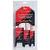 Linzer A1143S Chiseled Trim Paint Brush Set, 3-Brush