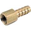 Anderson Metals 129F Series 757002-0504 Hose Adapter, 5/16 in, Barb, 1/4 in, FPT, Brass