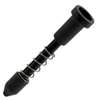 Make-2-Fit PL 7777 Plunger Latch, Nylon, Black, For: 3/8 in and 7/16 in Screen Frames