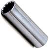 Vulcan MT6528973 Drive Socket, 12 mm Socket, 1/2 in Drive, 12-Point, Chrome Vanadium Steel, Chrome