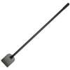 BULLY Tools 92200 Sidewalk Scraper, 6 in W Blade, 7 in L Blade, Steel Blade, Steel Handle, Straight Handle