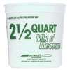 Leaktite-IPL Plastics 1044481 Multi-Mix Container, 2-1/2 qt Capacity, HDPE, Clear