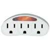 PowerZone ORADL101 Outlet Tap, 125 V, 3-Outlet, White