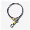 Schlage 820406 Flexible Cable Lock, 3/8 in Dia Shackle, Steel