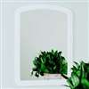 MIRROR FRAME ARCH WHT 16X22IN - Case of 6