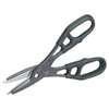 Malco Andy Snip MC12NG Combination Snip, 12 in OAL, 3 in L Cut, J-Channel Cut, Steel Blade, Loop Handle, Charcoal Handle