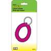 Hy-Ko KC151 Coiled Key Ring, Split Ring, Neon