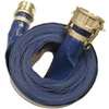 Abbott Rubber 1148-3000-50 Water Discharge Hose, 50 ft L, Male x Female Thread, PVC, Blue