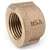 Anderson Metals 738108-16 Pipe Cap, 1 in, IPT, Brass, Red, 200 psi Pressure