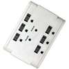 PowerZone OR802115 Surge Protector Tap, 125 V, 15 A, 6-Outlet, 900 J Energy, White