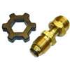 Mr. Heater F273758 Cylinder Adapter, Brass, Gold