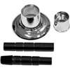 Danco 10311 Handle Flange, 1-1/8 in ID, 2-7/8 in OD, Brass/Metal/Plastic, Chrome Plated