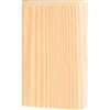 Waddell BTB35 Trim Block Moulding, 6 in L, 3-3/4 in W, 1 in Thick, Pine Wood