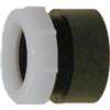 Canplas 102860ABC Trap Pipe Adapter, 1-1/2 x 1-1/4 in, Hub x Slip, ABS, Black, SCH 40 Schedule