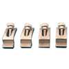 Make-2-Fit PL 7939 Storm Door Panel Clip, 3/4 in L x 1/2 in W x 1/2 in D Dimensions, Aluminum, Mill