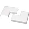 Wiremold NMW6 Raceway Flat Elbow, Plastic, White